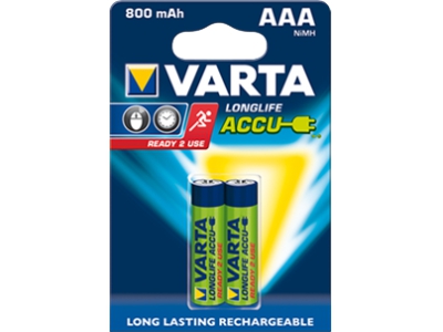 HR03, AAA, 800mAh Blister*2, NiMH, 56703